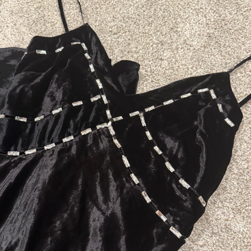 LoveShackFancy Corrino Velvet Dress NWT - Picture 15 of 16